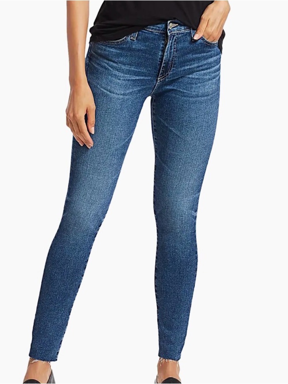 AG The Farrah High Rise Skinny Ankle Jeans | 11 Yrs Bluebell | Size 28 | NWOT